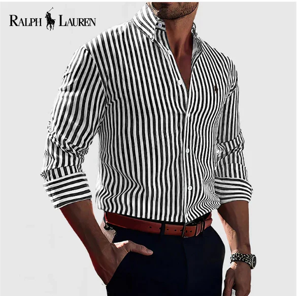 Men's ™ Striped Cotton Dress Shirt