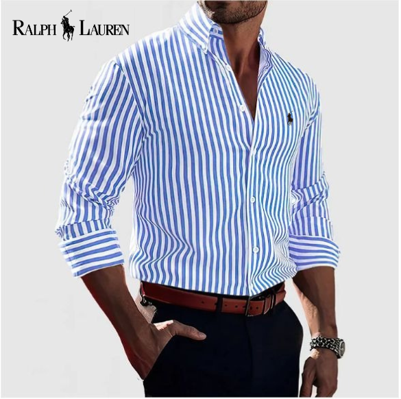 Men's ™ Striped Cotton Dress Shirt