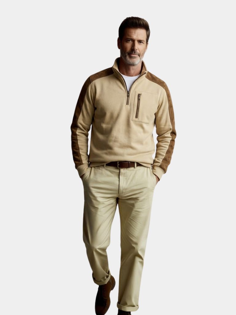 Pull Zippé Col Montant Urban Explorer - Cross & Crown
