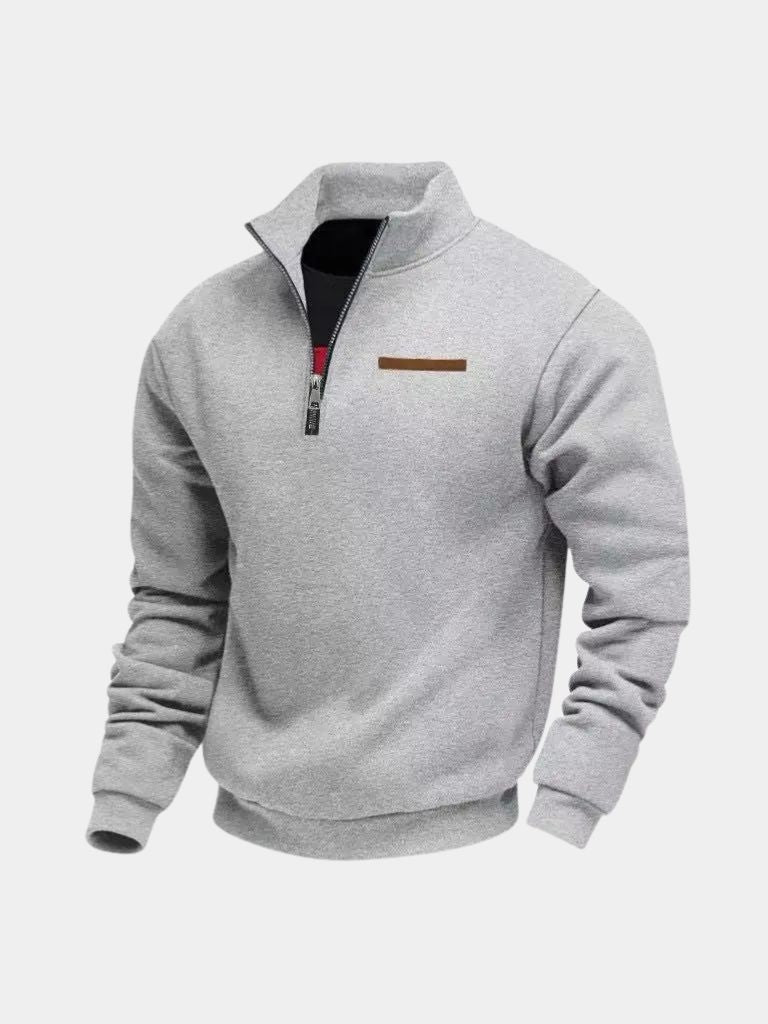 Pull Col Montant Urbain Slate
