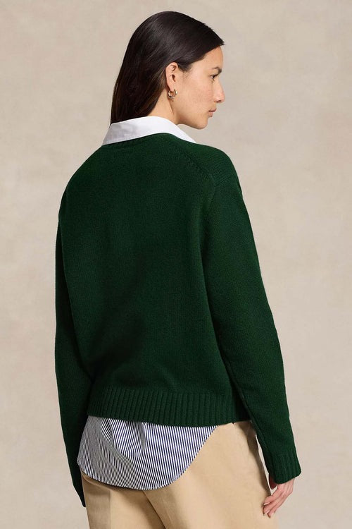 Men's Sweater | Polo Bear Green