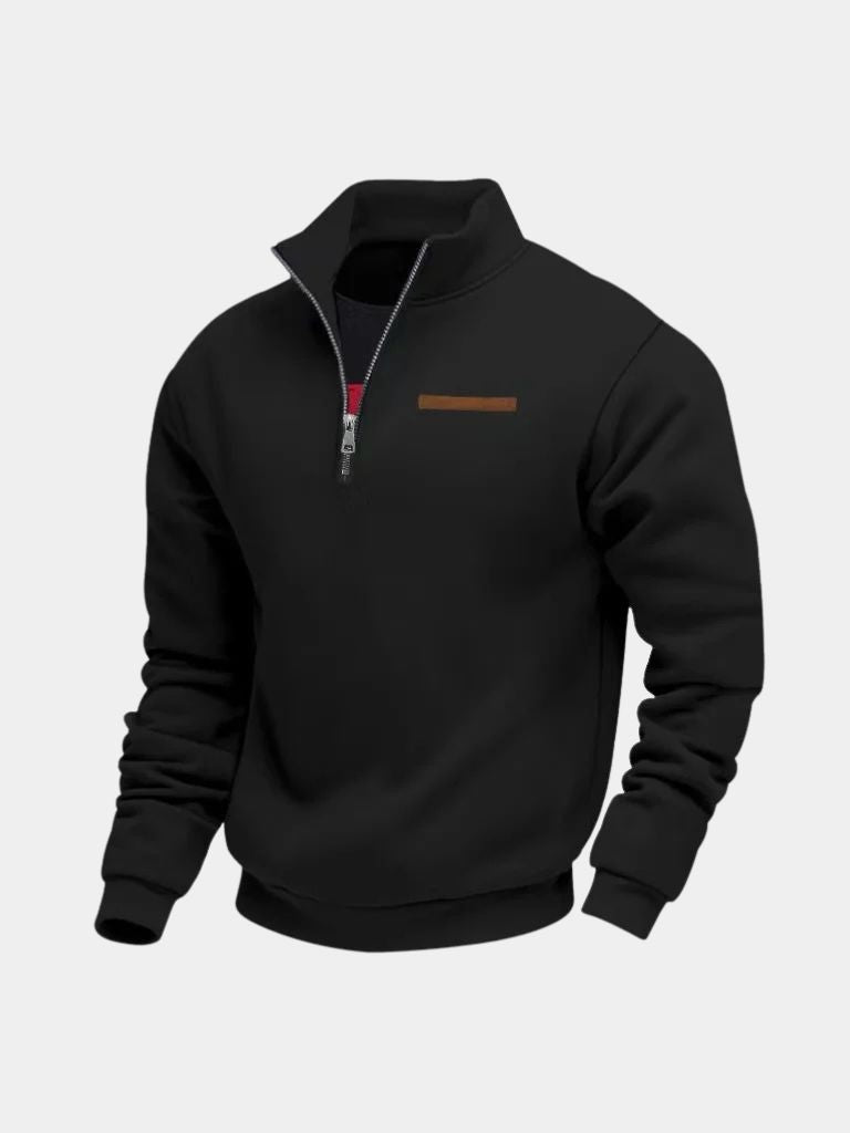 Pull Col Montant Urbain Slate