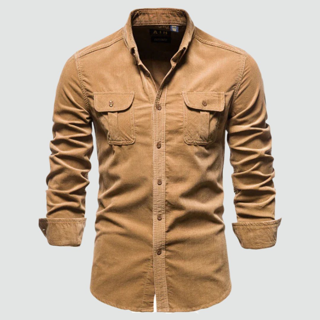 Chemise en Velours Côtelé Conor