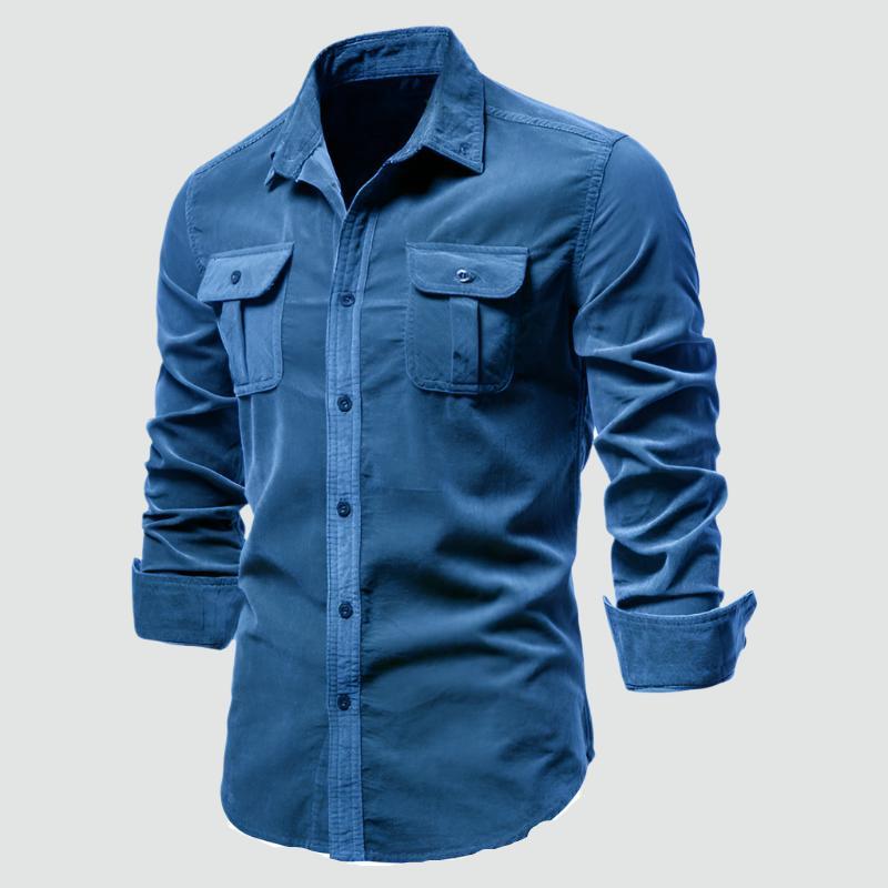 Chemise en Velours Côtelé Conor