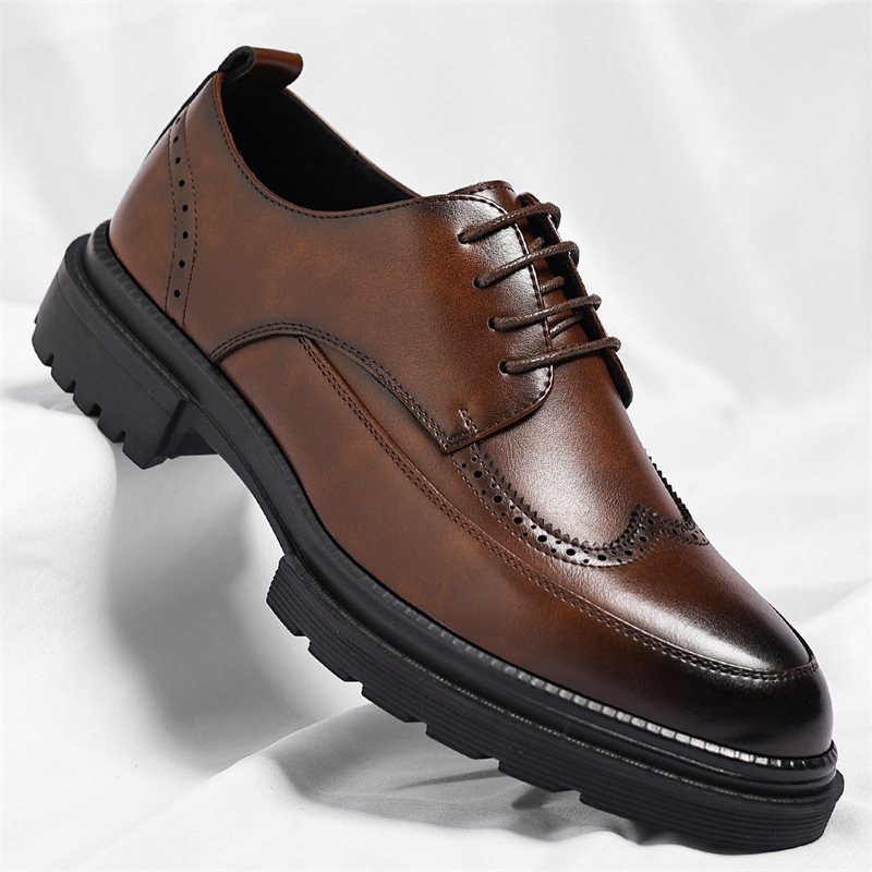 Roberto Genuine Leather Dress Shoes