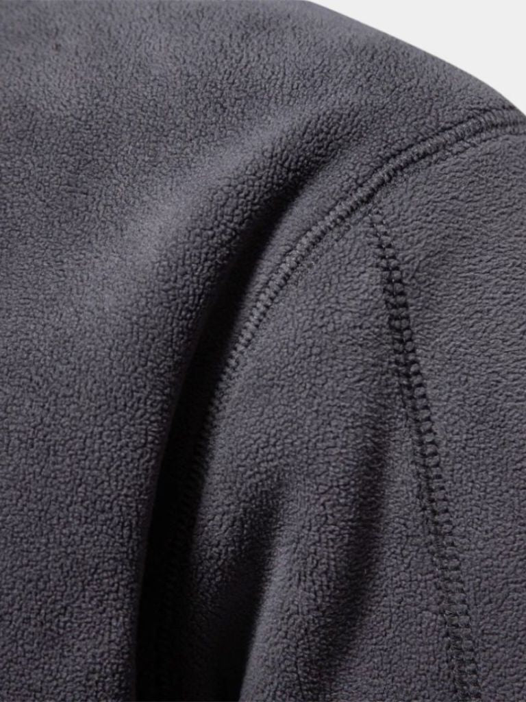 Pull Col Zippé Alpine - Cross & Crown