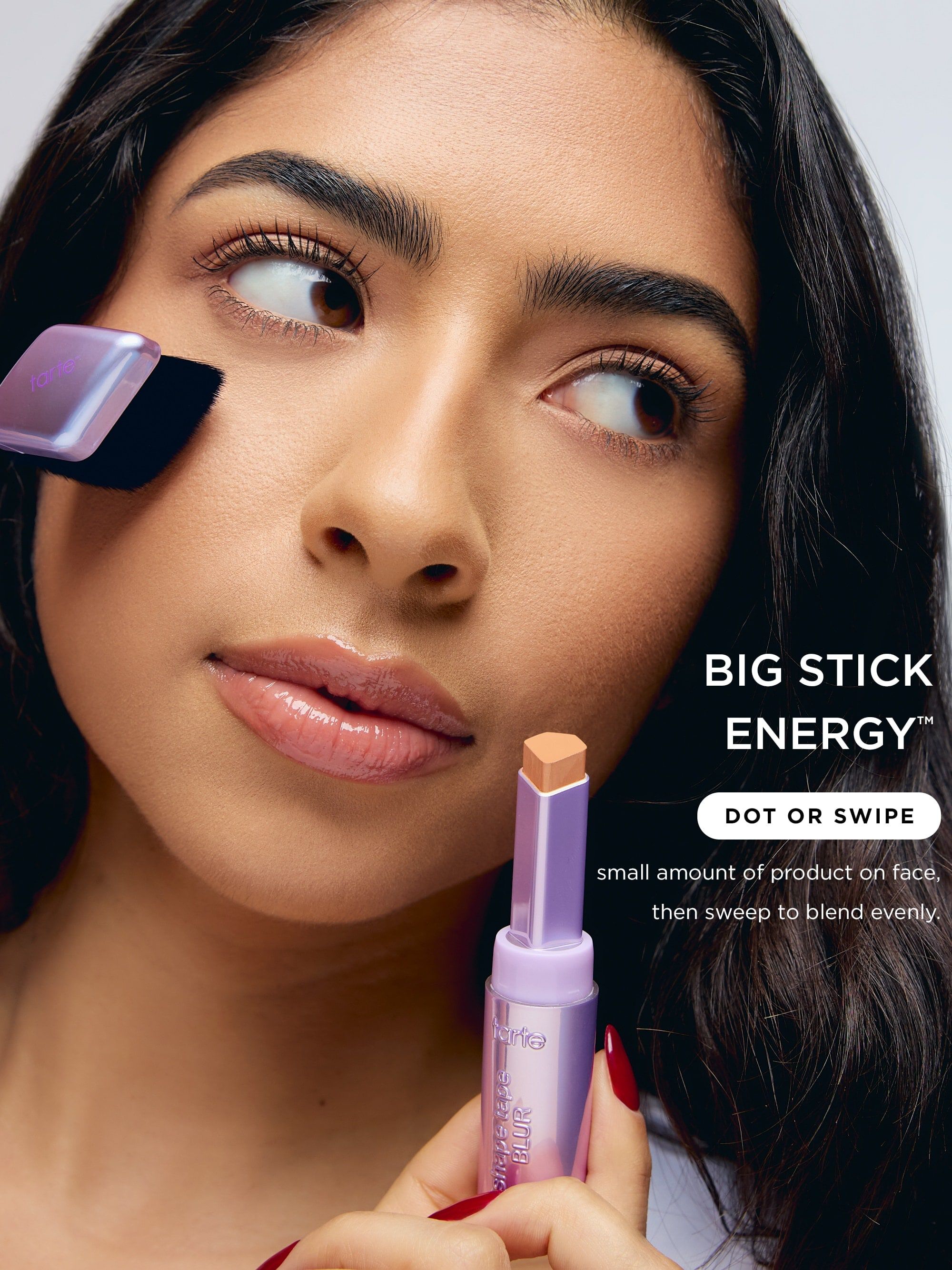 shape tape blur concealer brush