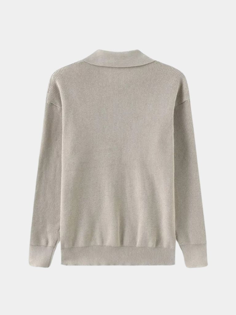 Pull Zippé Essentiel - Cross & Crown