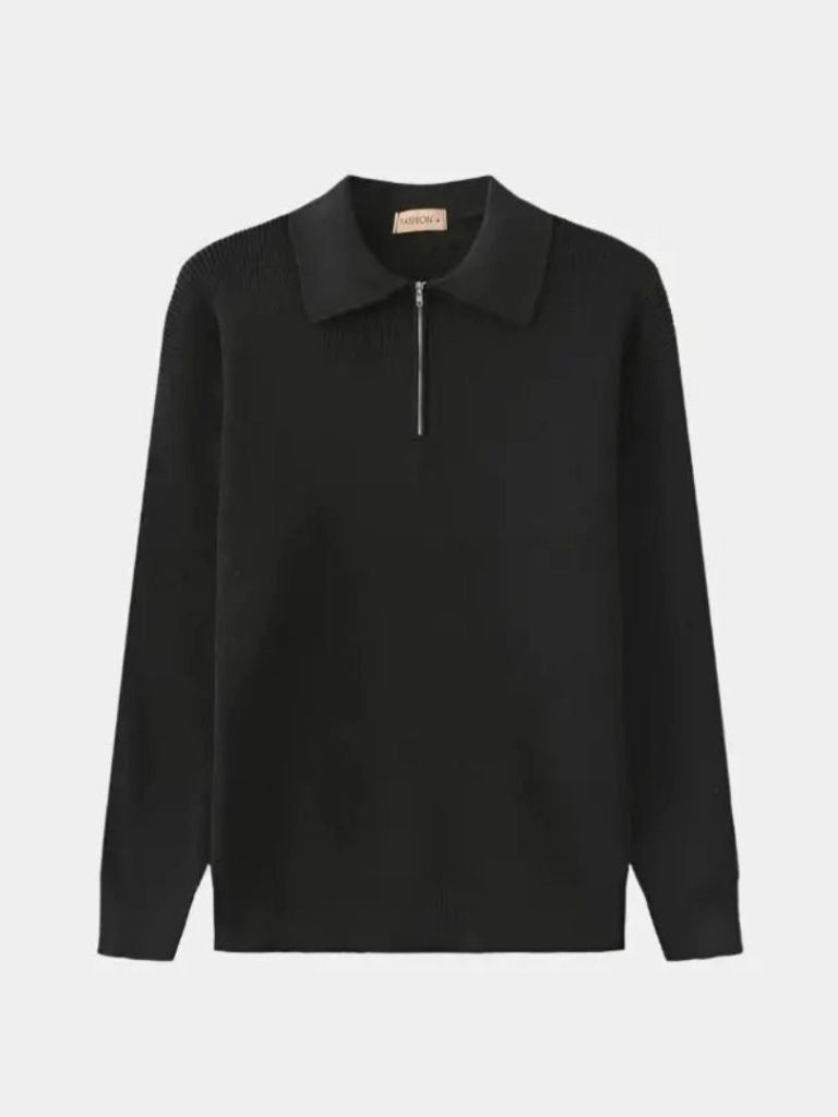 Pull Zippé Essentiel - Cross & Crown