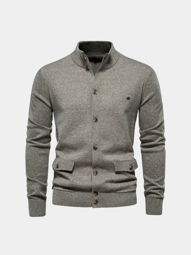Cardigan Essentiel en Maille Cross & Crown