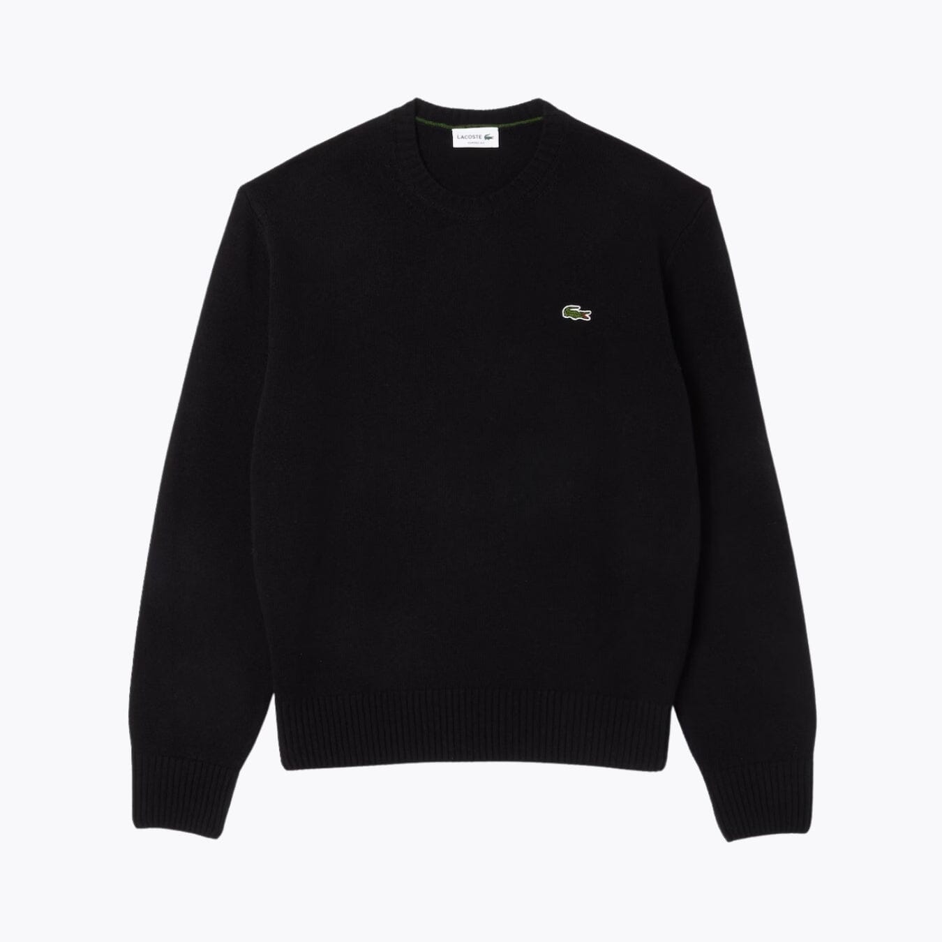 L.C Carded Wool Crew Neck Sweater