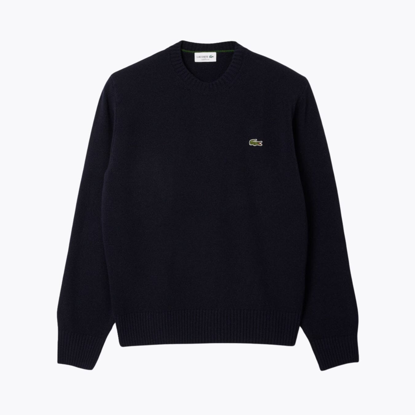 L.C Carded Wool Crew Neck Sweater