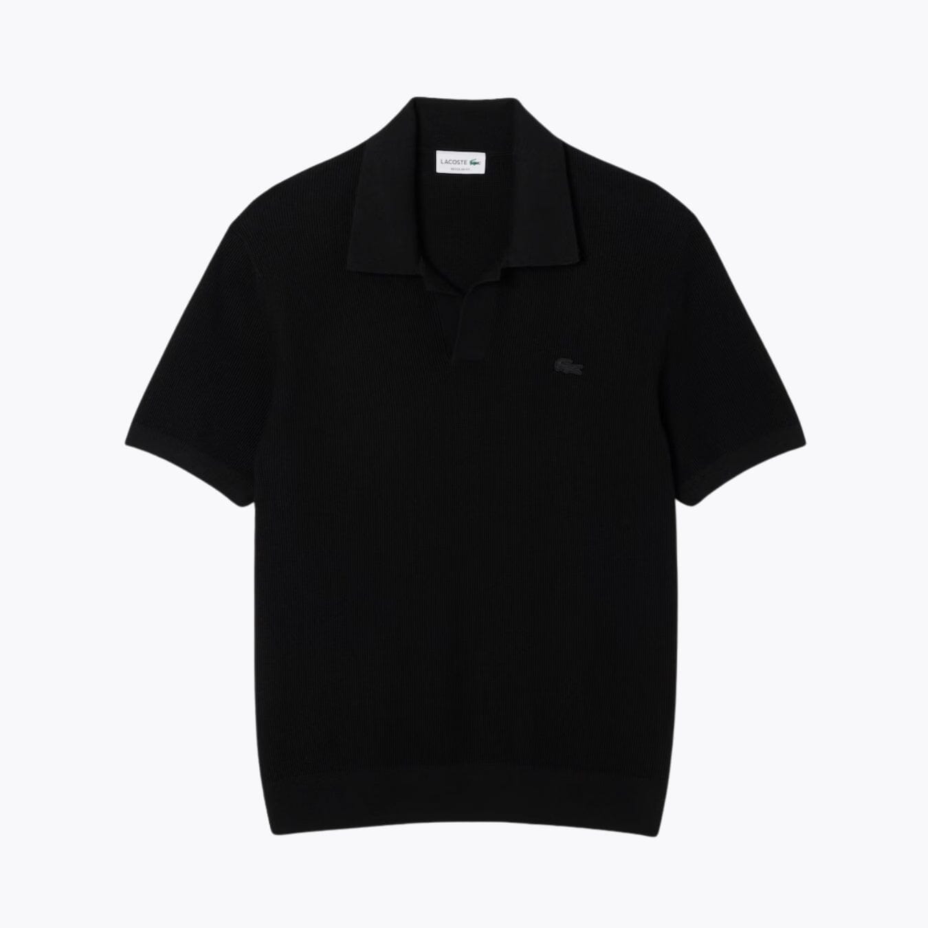L.C Cotton Blend Open Polo Collar Sweater