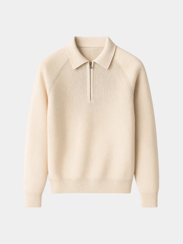 Pull Zippé Raglan - Cross & Crown