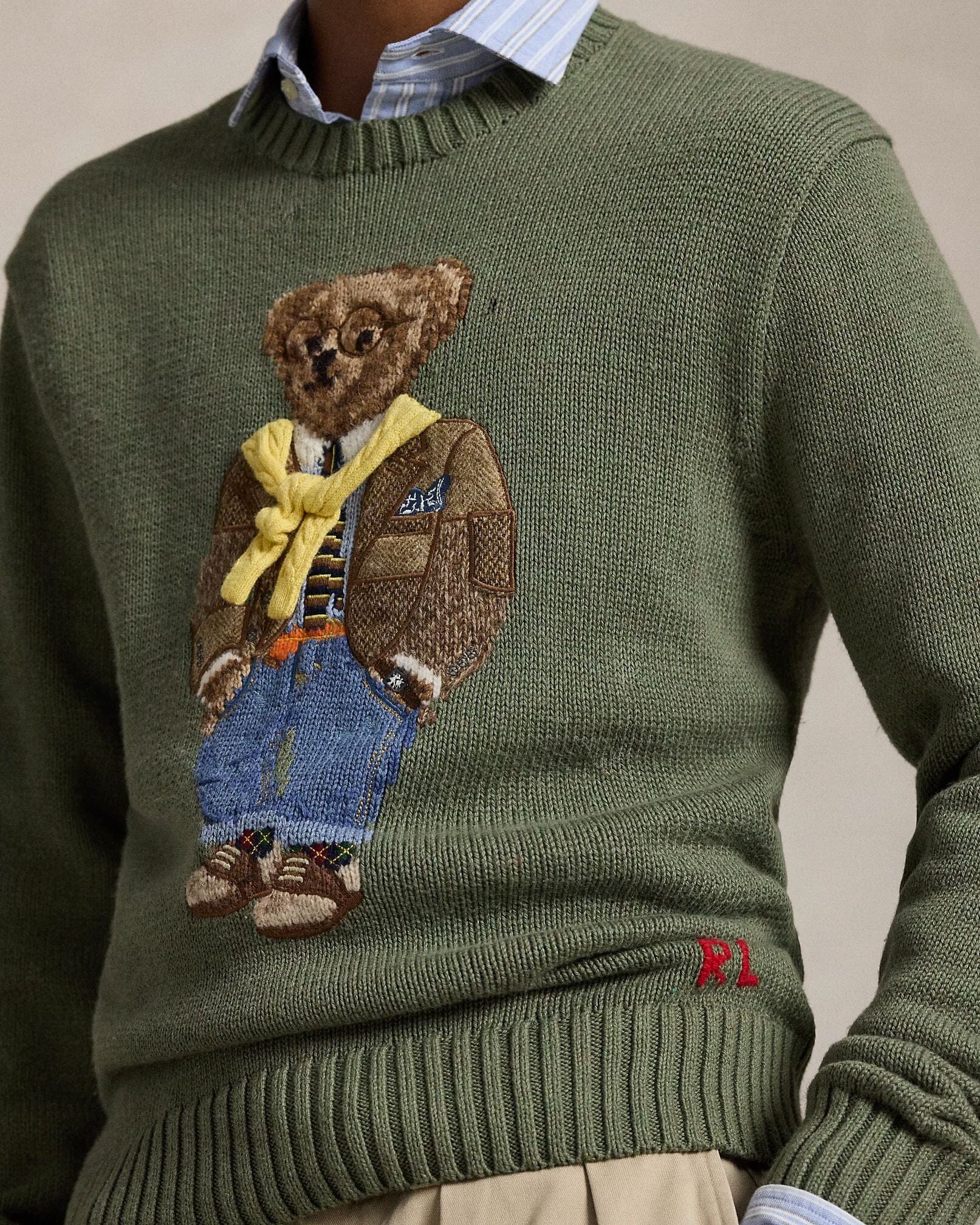Men's Polo Bear Sweater