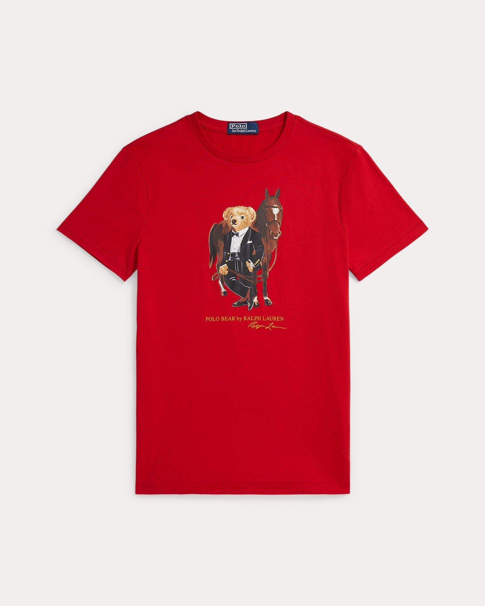 Men's Polo Bear Cotton T-Shirt