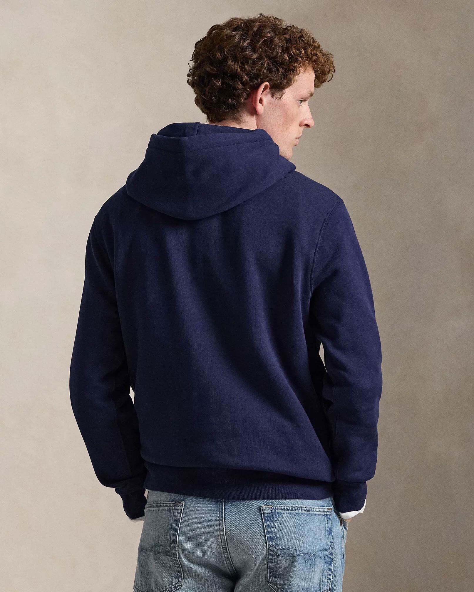 Men's Polo Bear Fleece Hoodie