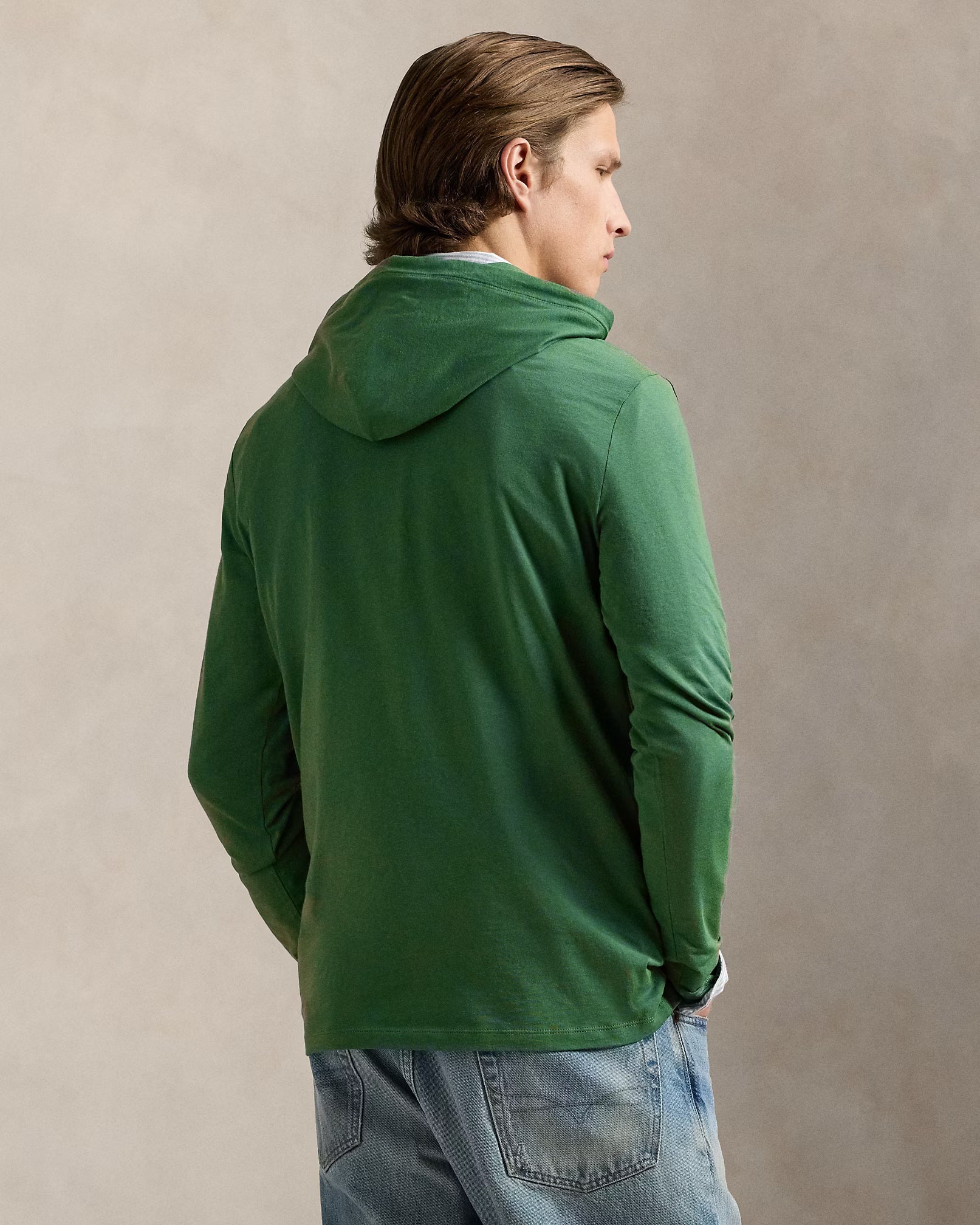 Men's Polo Bear Jersey Hoodie T-Shirt