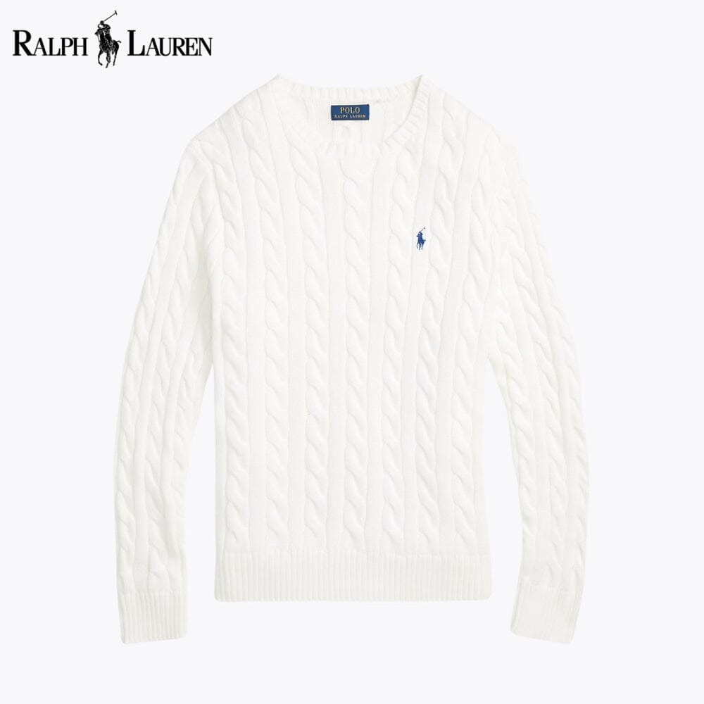Men's Cable-Knit Cotton Jumper