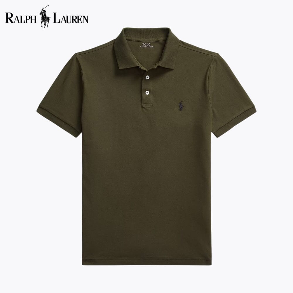 Men's Custom Slim Fit Stretch Mesh Polo Shirt