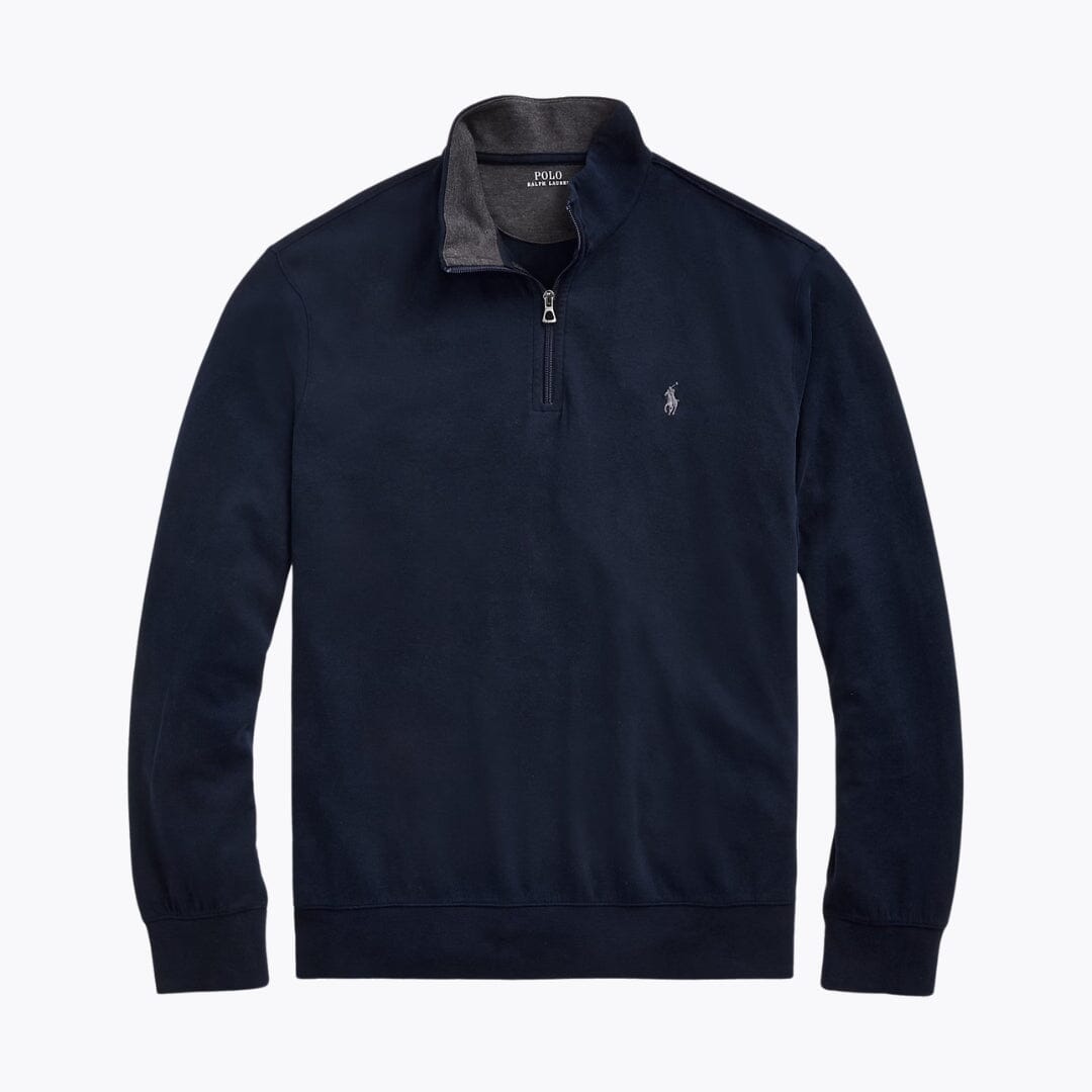 Men's Luxury Jersey Quarter-Zip Pullover