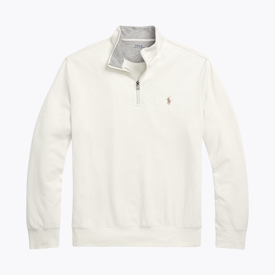 Men's Luxury Jersey Quarter-Zip Pullover