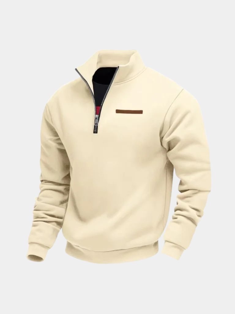 Pull Col Montant Urbain Slate