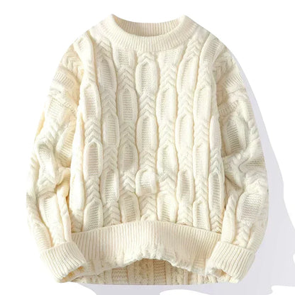 Pull en maille torsadée OLIVER