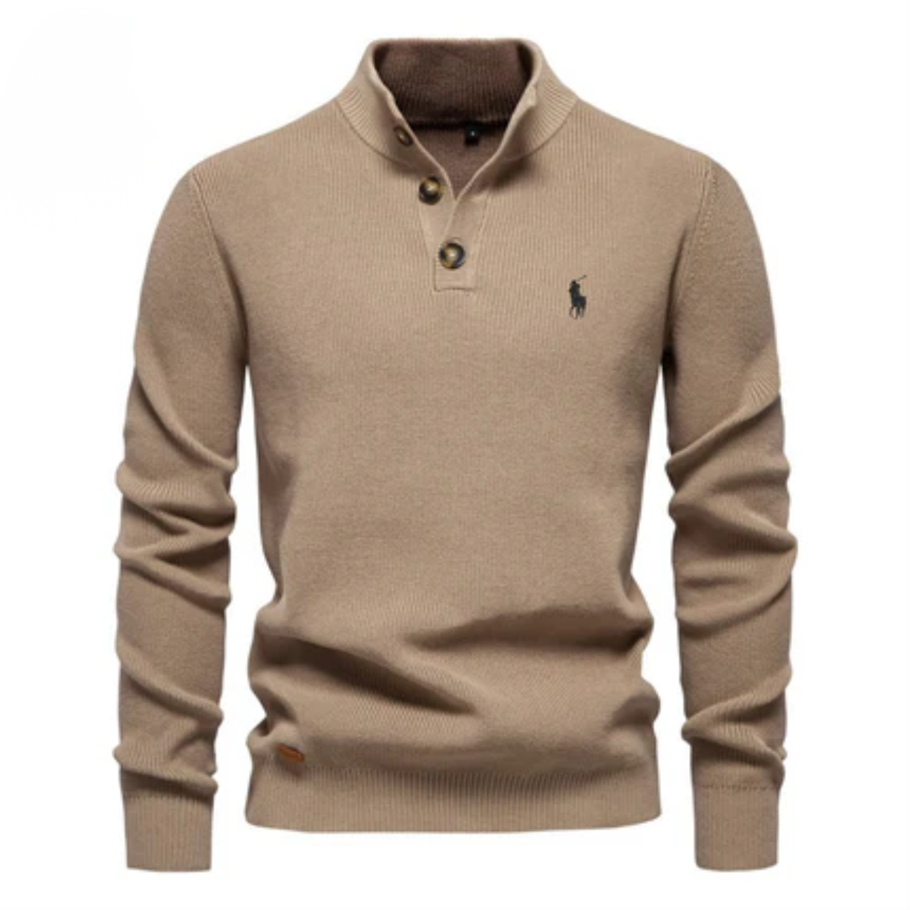Men's Premium Knit Henley Sweater || Clearance Sale