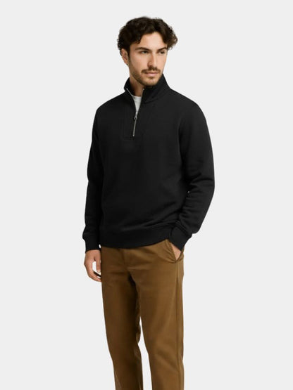 Sweat Zippé Col Revers Sport - Cross & Crown
