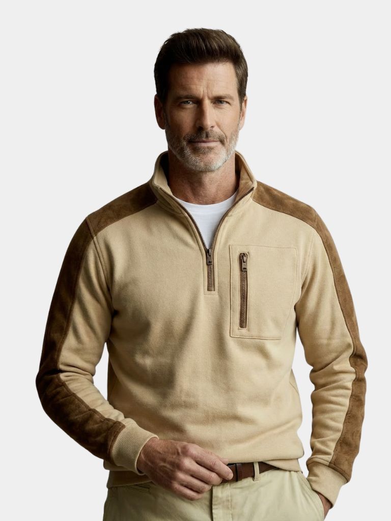 Pull Zippé Col Montant Urban Explorer - Cross & Crown
