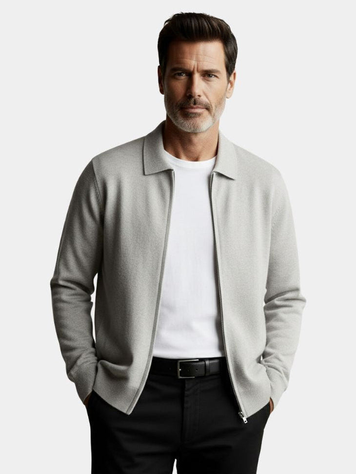 Veste Maille Cachemire Héritage - Cross & Crown