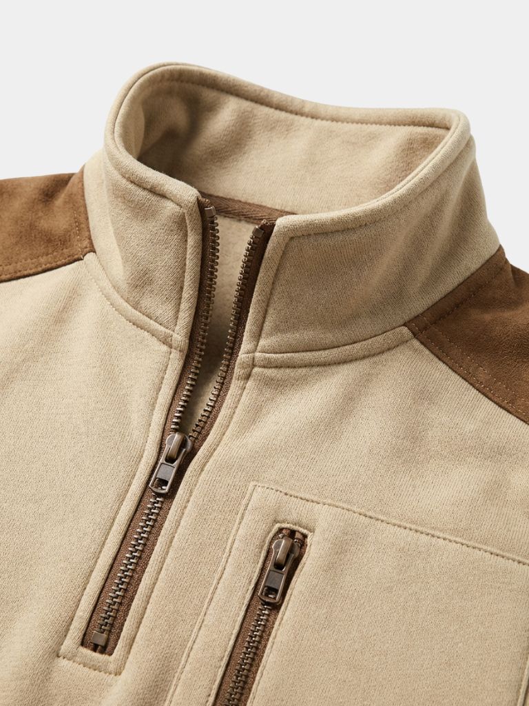 Pull Zippé Col Montant Urban Explorer - Cross & Crown