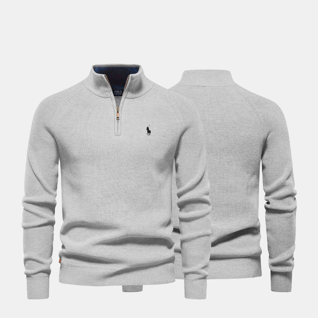 Men's Men's Zip Neck Sweater (Clearance)