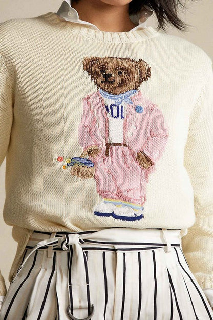 Men's Sweater | Pink Bear