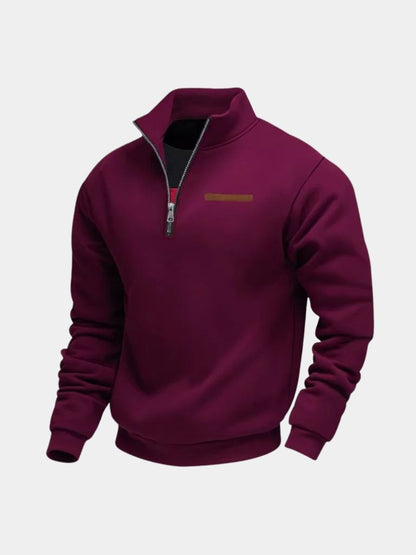 Pull Col Montant Urbain Slate