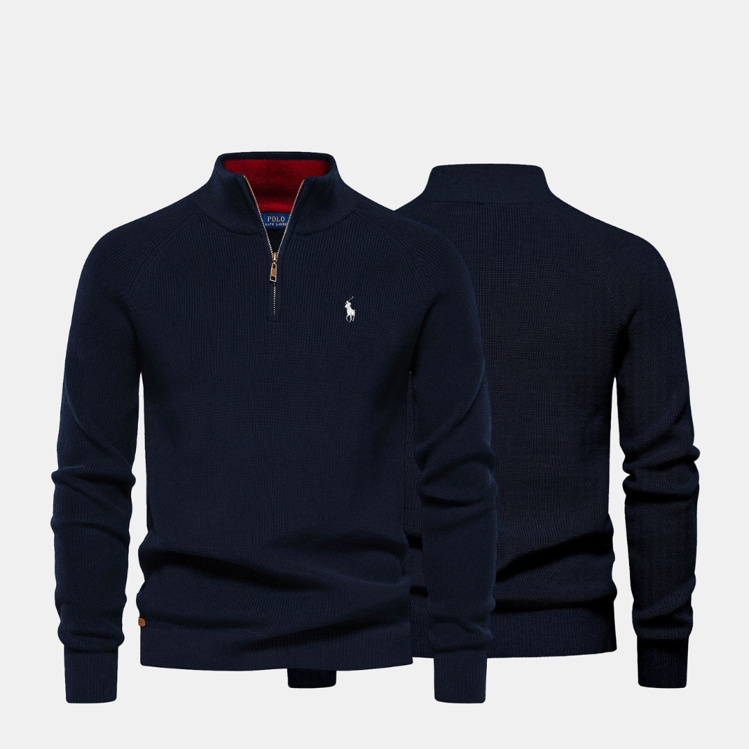 Men's Men's Zip Neck Sweater (Clearance)