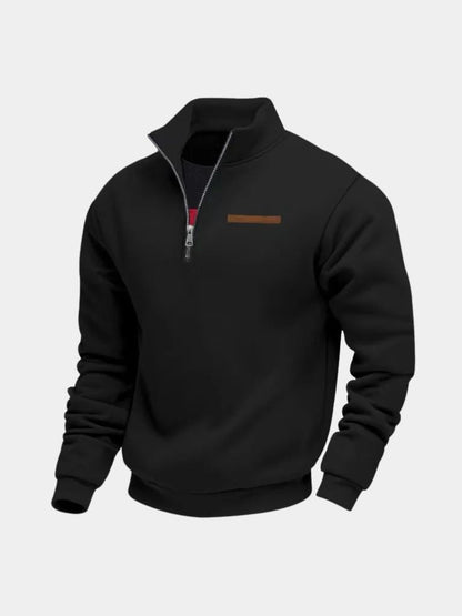 Pull Col Montant Urbain Slate