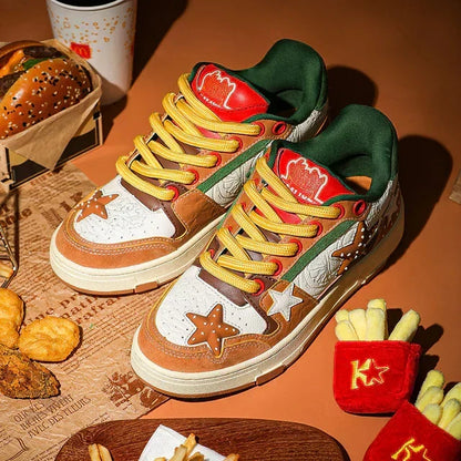 Miss Mickie Leather Sneakers