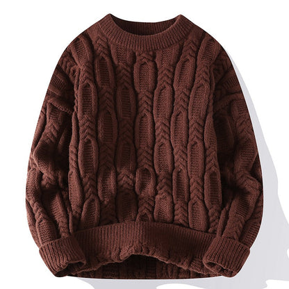 Pull en maille torsadée OLIVER