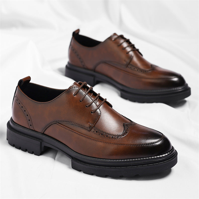 Roberto Genuine Leather Dress Shoes