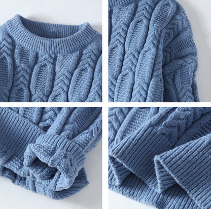 Pull en maille torsadée OLIVER