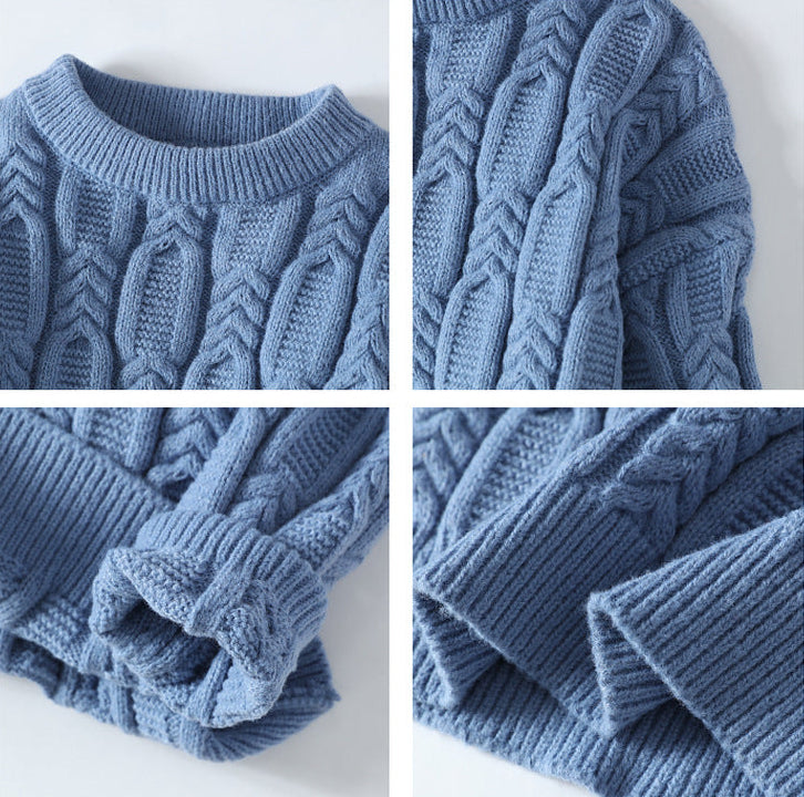 Pull en maille torsadée OLIVER