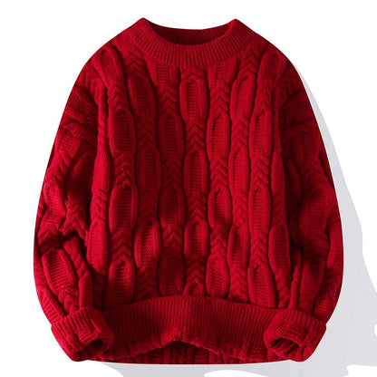 Pull en maille torsadée OLIVER