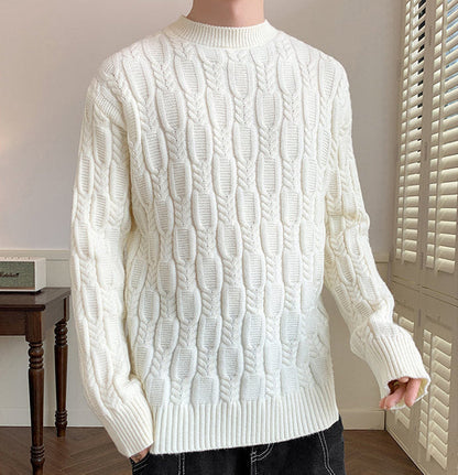 Pull en maille torsadée OLIVER