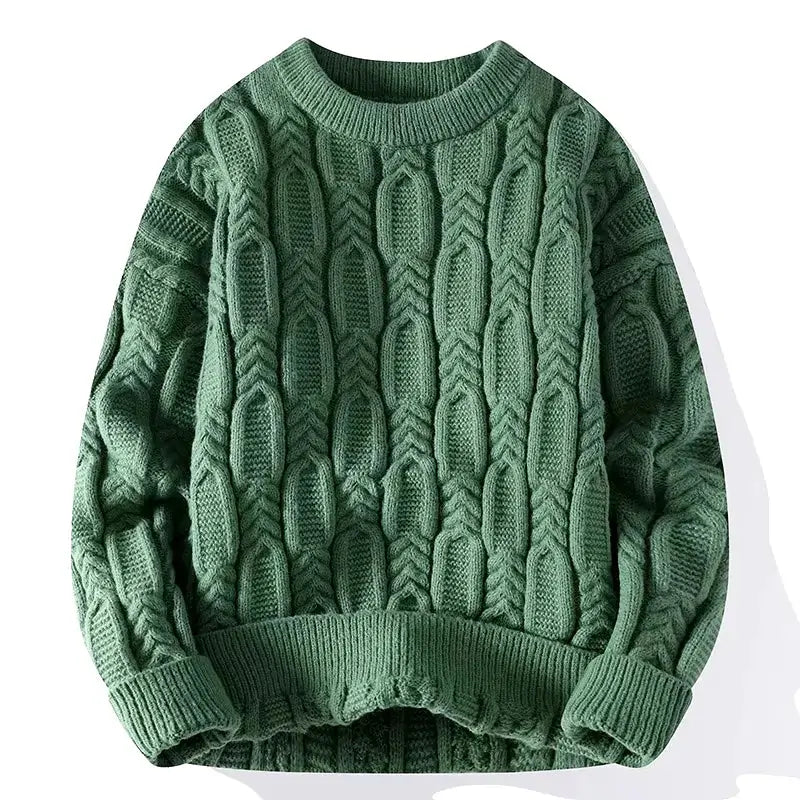 Pull en maille torsadée OLIVER