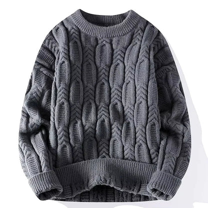 Pull en maille torsadée OLIVER