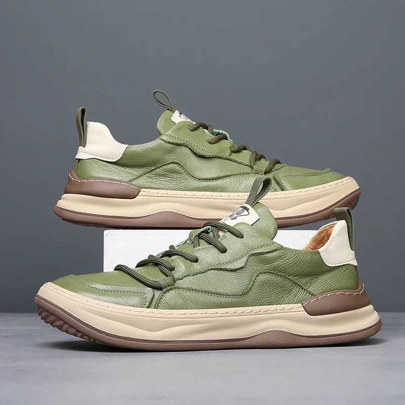 Luca Italiana Leather Sneakers
