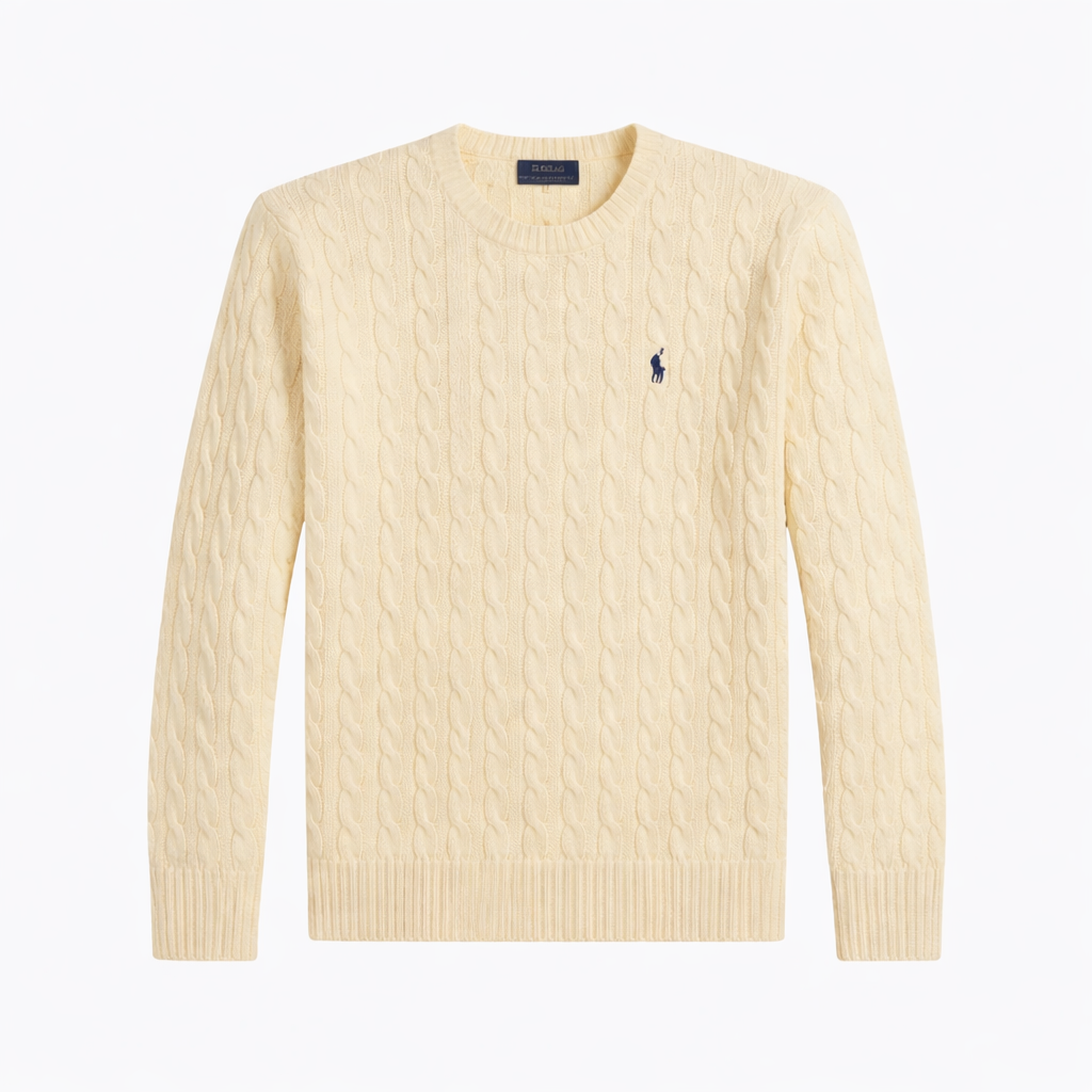 RL Cable-Knit Wool-Cashmere Jumper