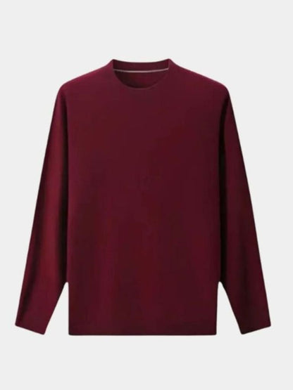 Pull Col Rond en Maille Premium - Cross & Crown